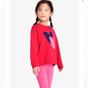 Primary Heart Sweatshirt Sz 3